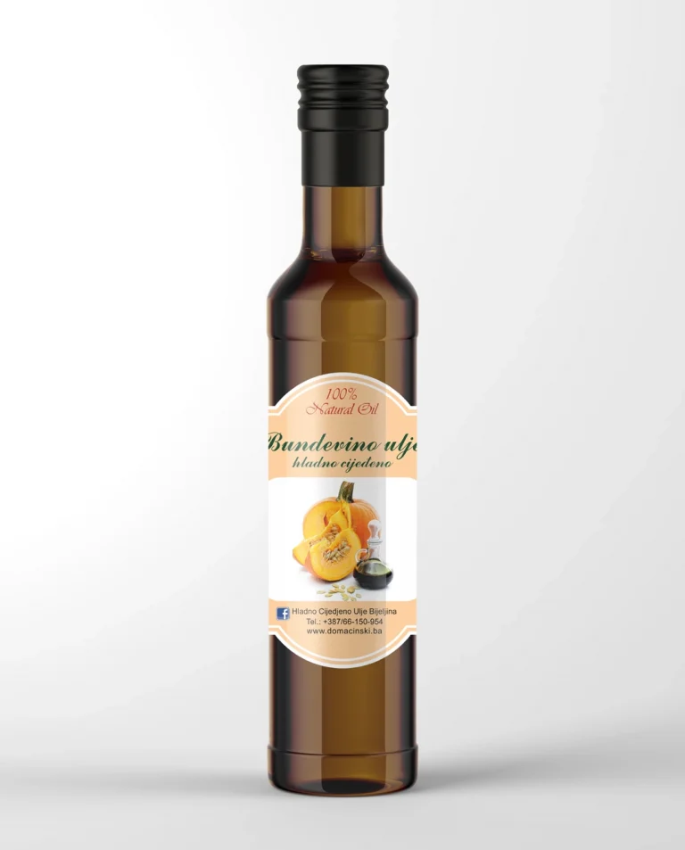 Hladno cijeđeno ulje bundeve - Domaćinski.ba