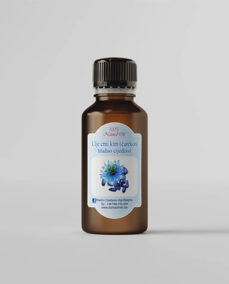 flaša ulja crnog kima