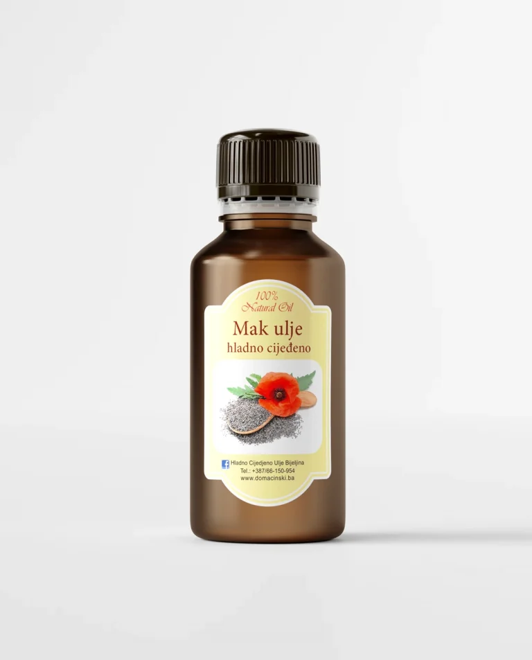 Flaša sa uljem maka hladno cjeđenim