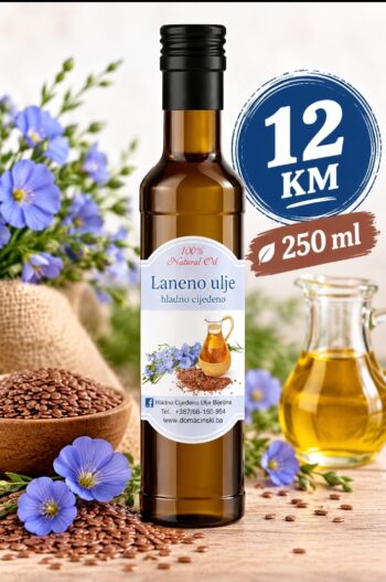 Laneno ulje 12 km, 250 ml. gazdinstvo Savić