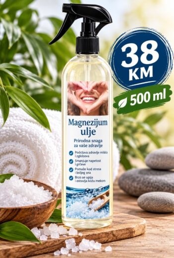 Magnezijum ulje, 500 ml. 388 km, Domaćinski