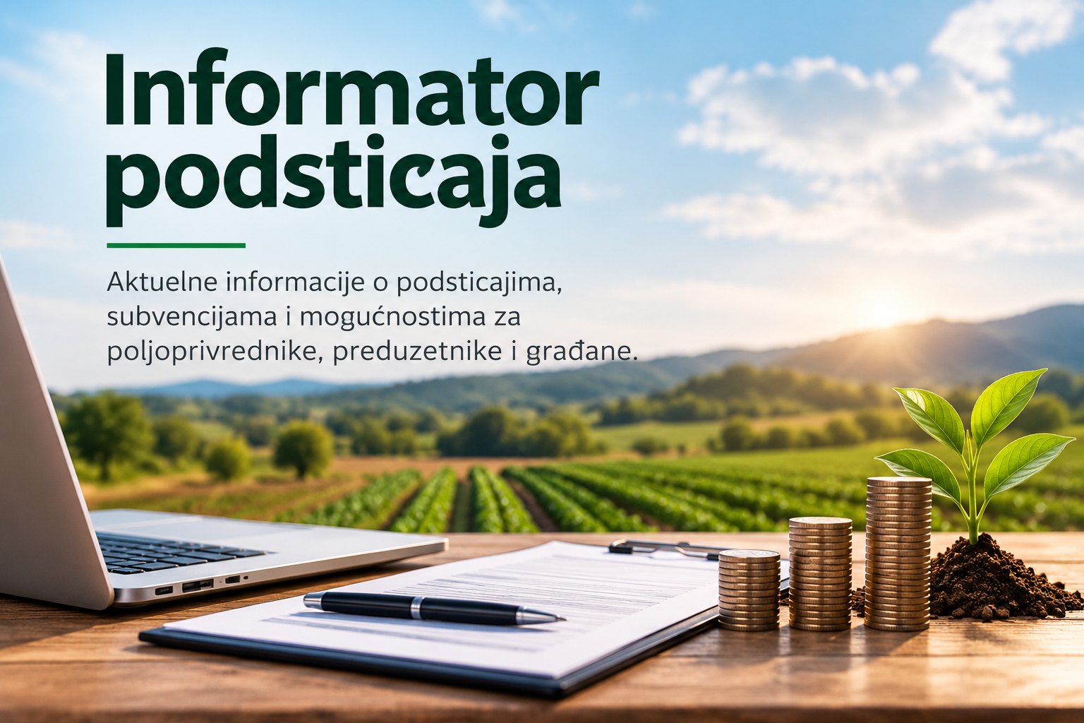 Informator podsticaja – subvencije, konkursi i javni pozivi u BiH.